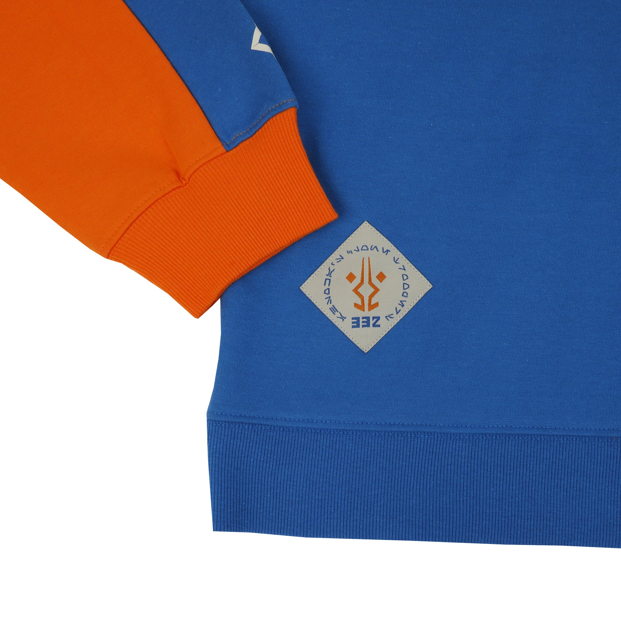 332 Company Colorblock Sweatshirt with ribbed crew neck, colorblock design, embroidered logo, and screen printed art on sleeves.