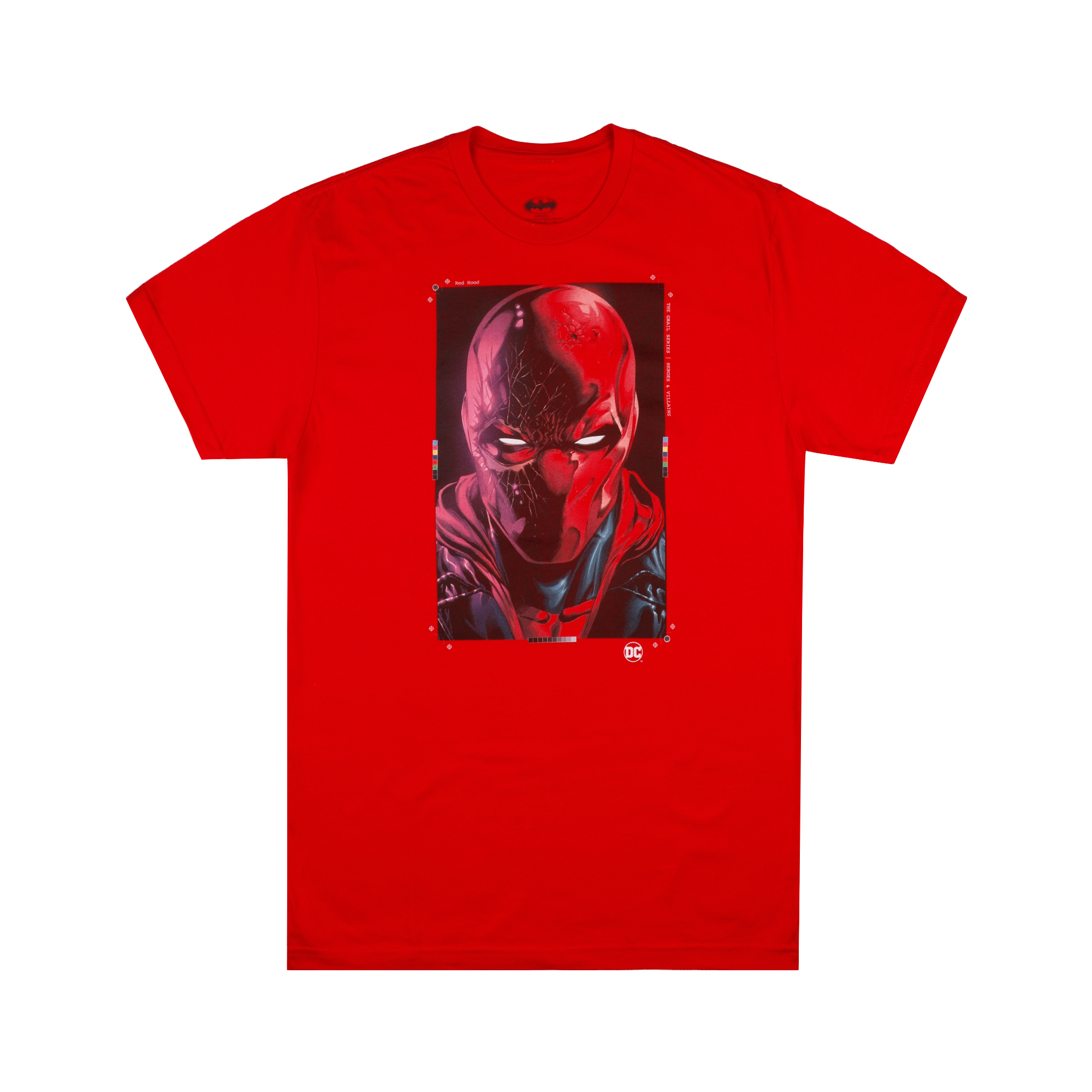DC Comics Red Hood Red Tee Official Apparel Accessories Heroes Villains DC Comics