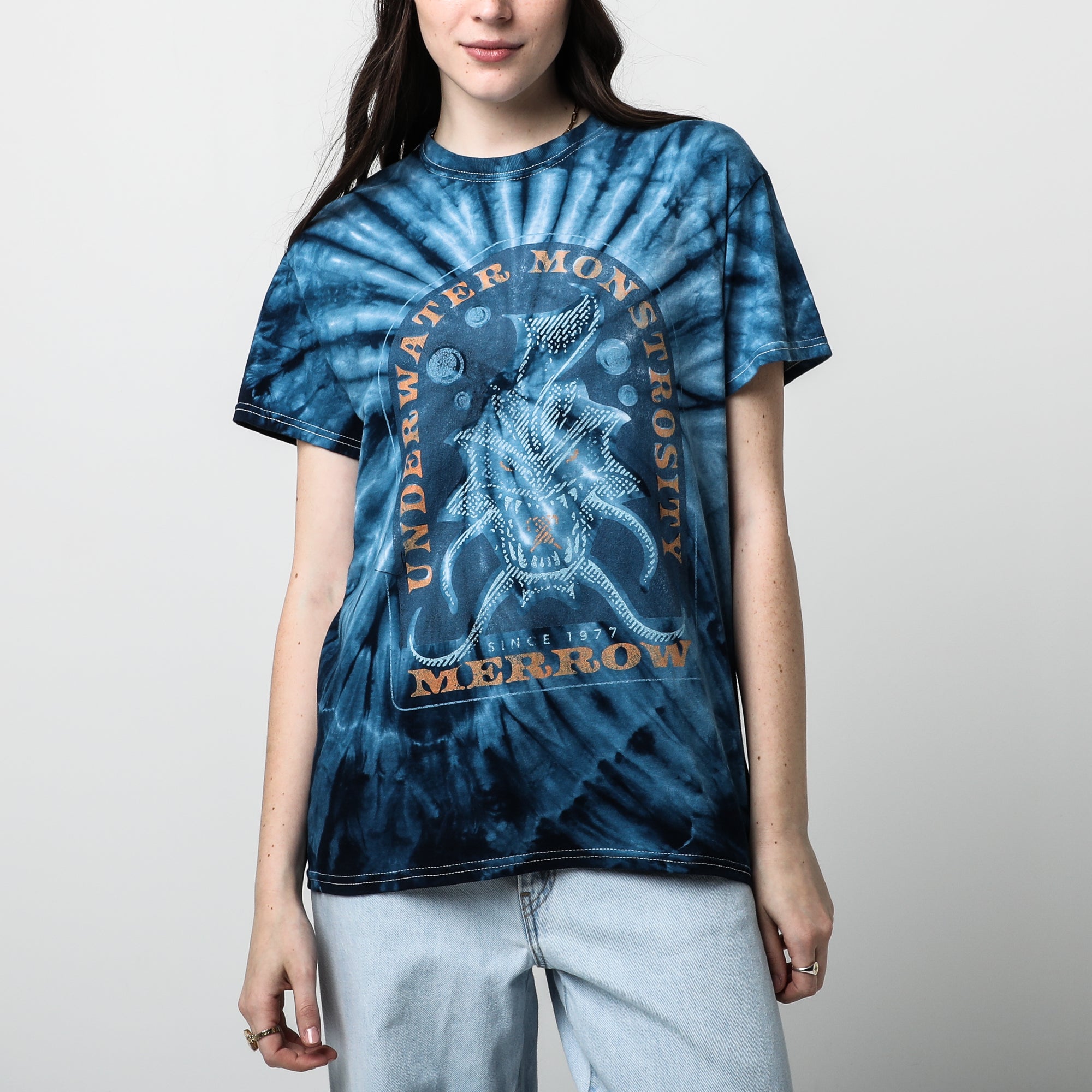 Dragons Dragons: And Villains™ Official Accessories Dye Tie Tee Underwater - Merrow | Heroes & | & Dungeons Apparel Dungeons &