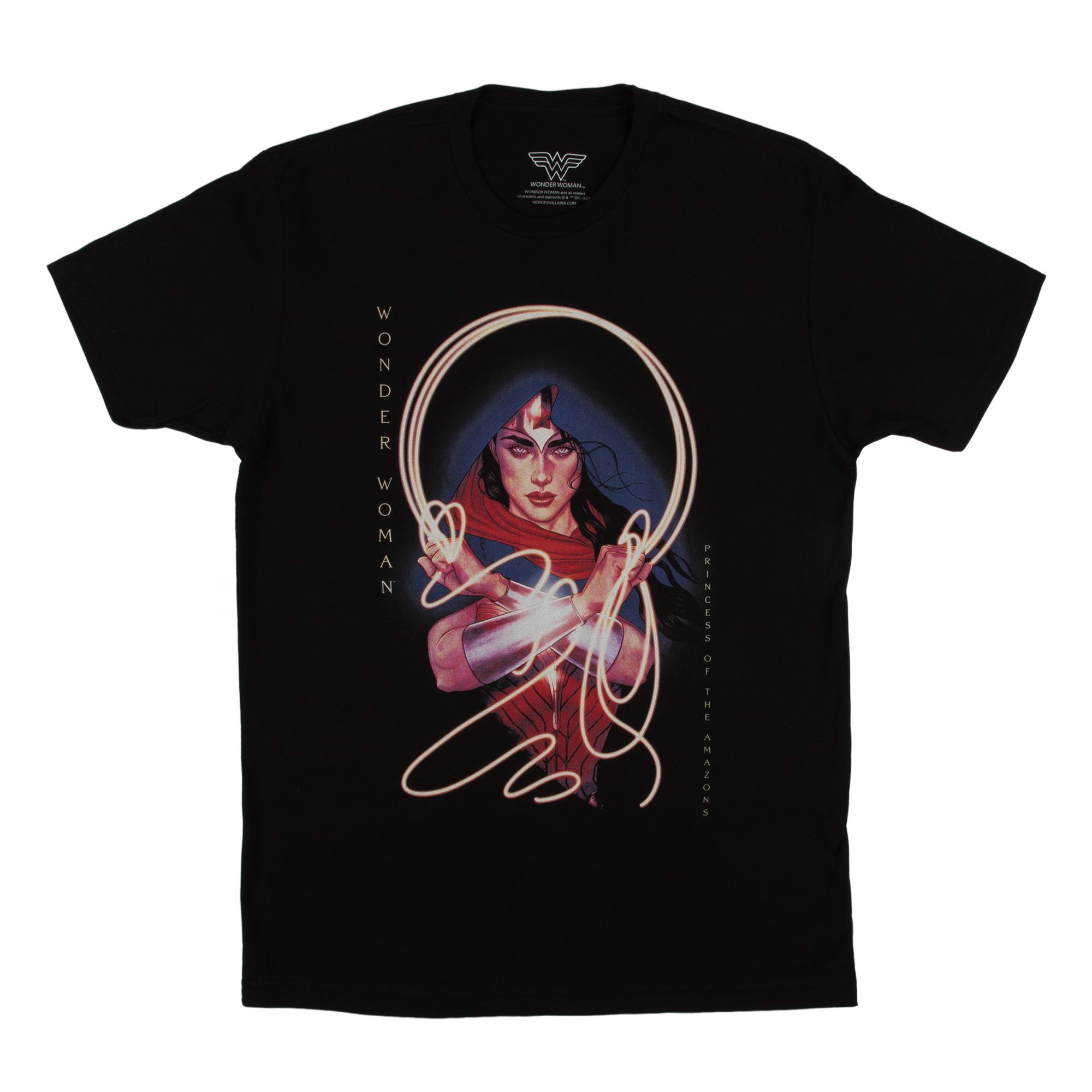 Black wonder woman shirt on sale