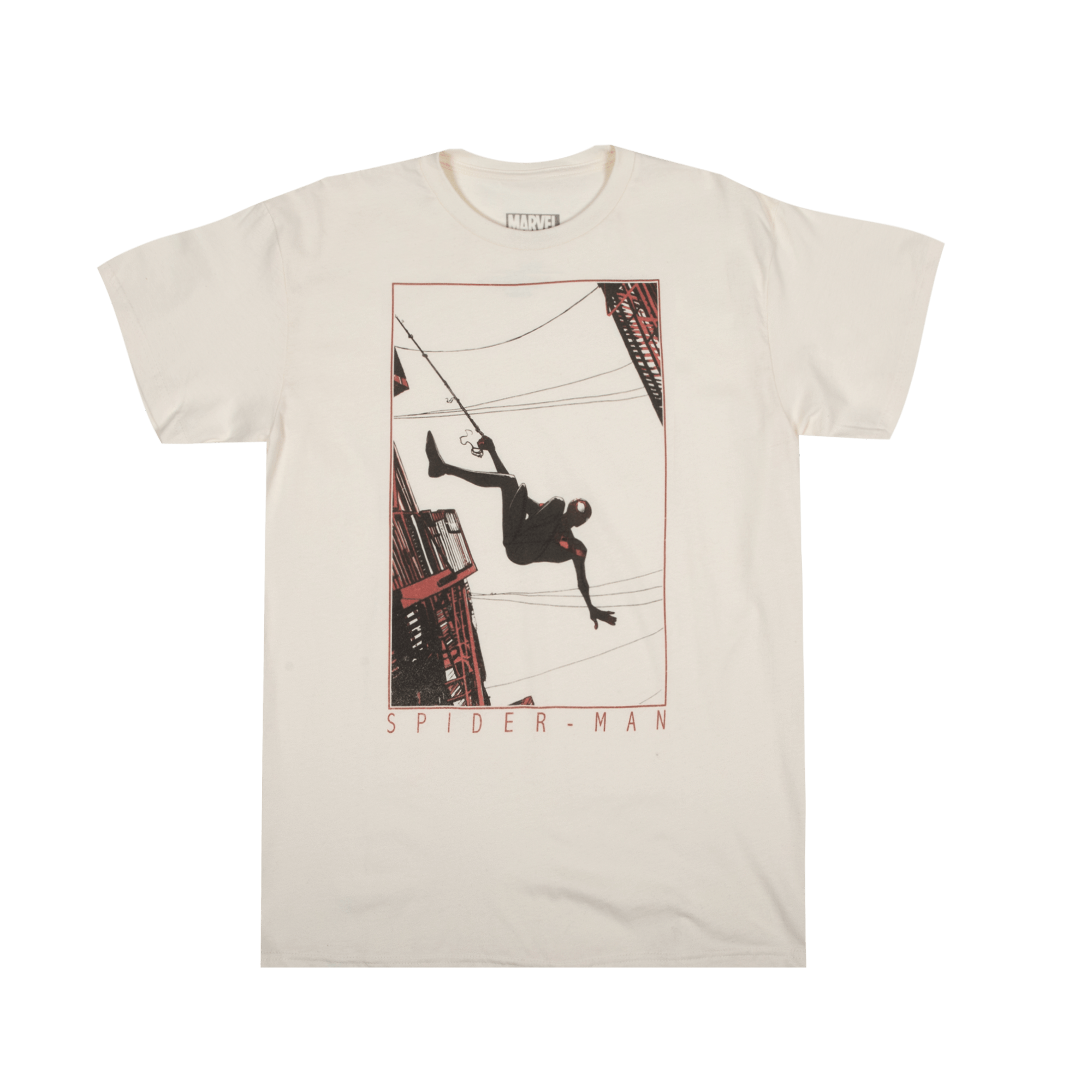 Miles Morales Spider-Man Faded Art Natural Tee