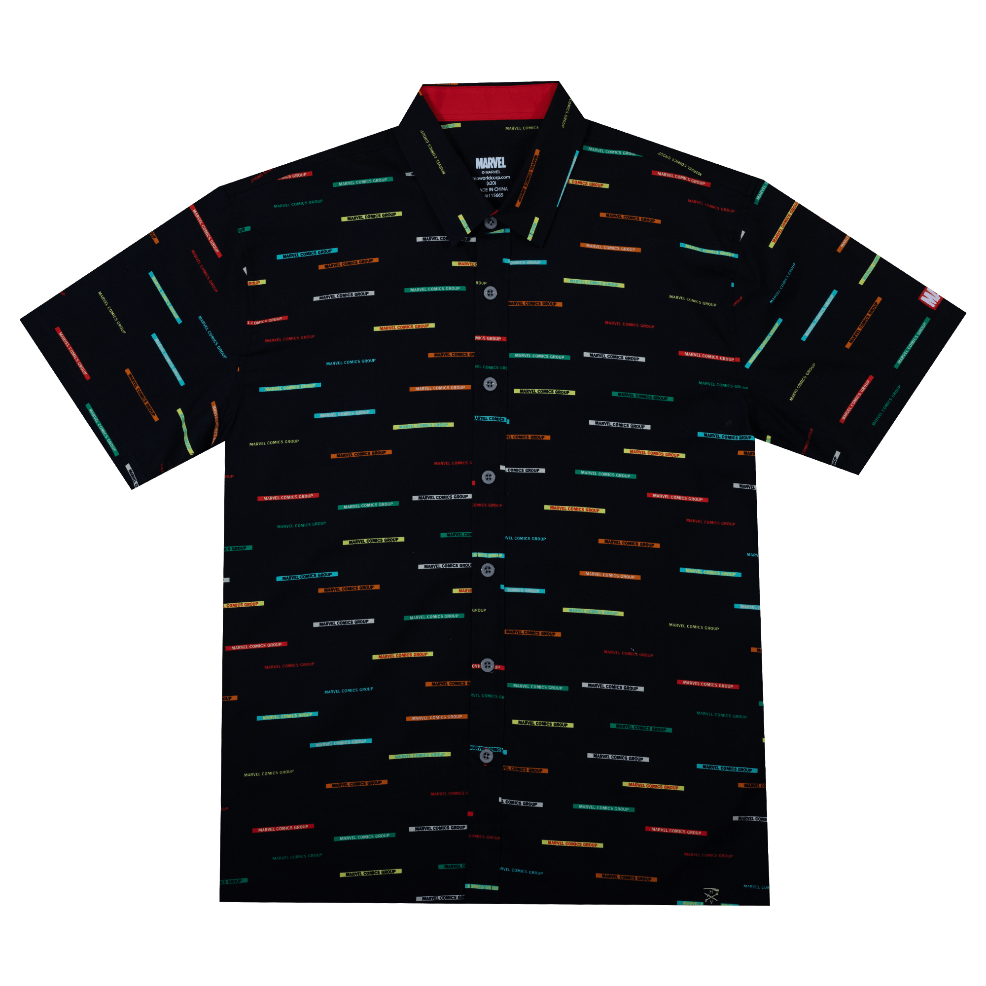 Marvel Comics Group Button-Down Shirt