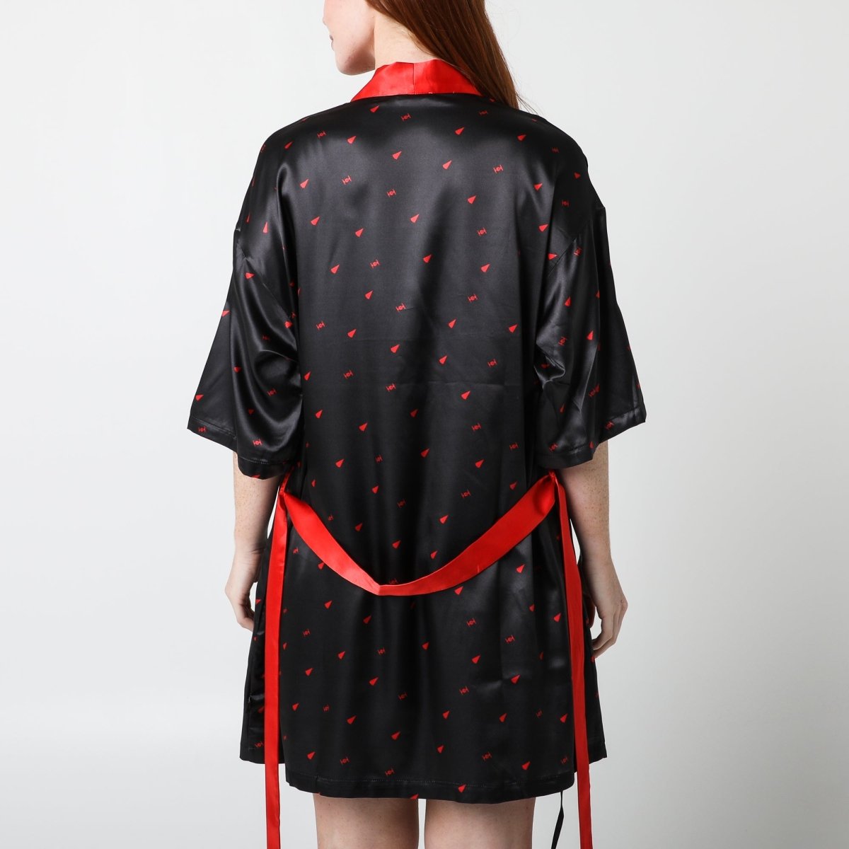 Imperial Satin Robe Pajama Set