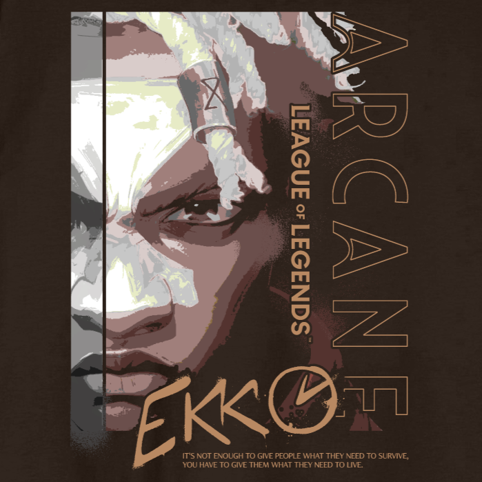 League Of Legends Ekko Brown Tee