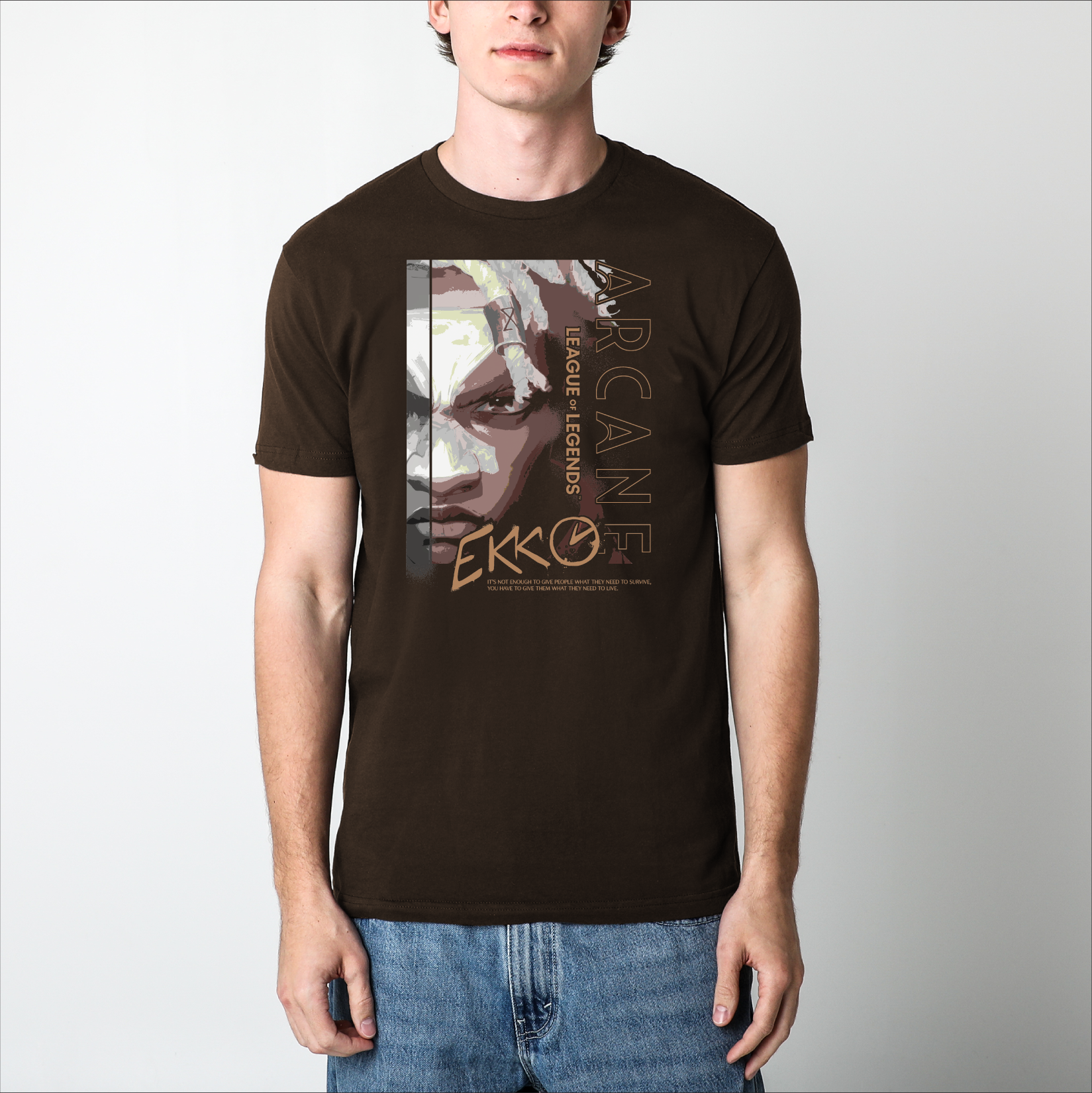 League Of Legends Ekko Brown Tee