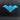 Close up of Blue Nightwing logo embroidered into a black hat