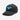 Black Flex Fit Athletic Hat with Blue Icon Representing Nightwing from Batman