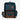 Blue and brown backpack with visible Dungeons & Dragons logo on a white background