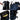Collage of a Dark Navy Backpack with an X-Men Theme. The collage depicts an external laptop pocket being utilized (Top Left), A Phone in a pocket on the backpacks top flap (Top Right), Open Backpack showing multiple compartments internally (Bottom Left), and a Waterbottle in a pocket (bottom right)