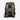 Back of the Mandalorian Trekker Backpack with brown straps on a white background
