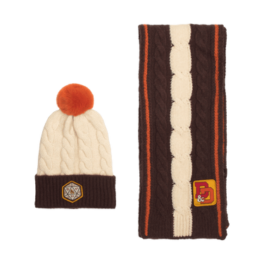 Roll To Hit Knit Scarf & Beanie Set