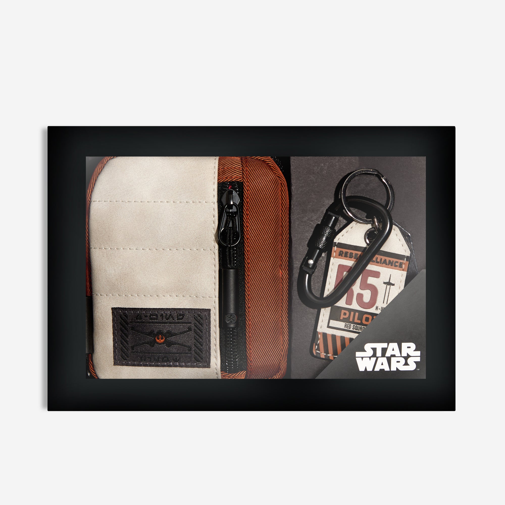 Rebel Pilot Keychain & Pouch Set