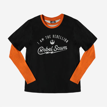 Rebel Scum Juniors Layered Tee Set - Heroes & Villains-Star Wars-Long Sleeve