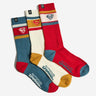 Superman Ribbed Crew Sock Set - Heroes & Villains-DC Comics-Socks