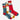 3 Ribbed Crew Socks with a Superman theme. The socks have the S-Shield logo embroidered. The socks are Blue, Red and White