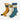 3 Ribbed Crew Socks with an X-Men theme. The socks have the X-Men logo embroidered. The socks are Grey, yellow and blue
