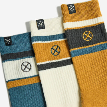 X-Men Ribbed Crew Sock Set - Heroes & Villains-Marvel-Socks