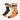 3 Ribbed Crew Socks with an Star Wars rebel theme. The socks have the Rebel Starbird logo embroidered. The socks are Grey, Orange and white