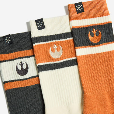 Rebel Ribbed Crew Sock Set - Heroes & Villains-Star Wars-Socks