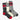 3 Ribbed Crew Socks with an Star Wars Imperial theme. The socks have the Imperial Cog logo embroidered. The socks are Grey, White and Red