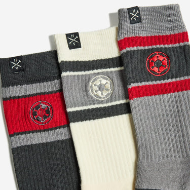 Imperial Ribbed Crew Sock Set - Heroes & Villains-Star Wars-Socks