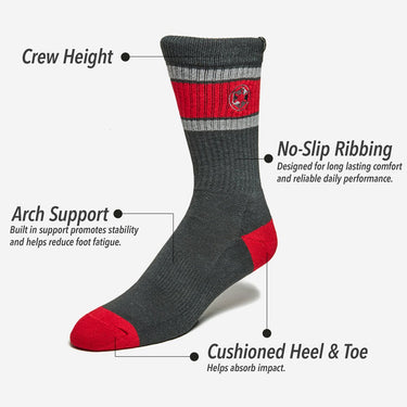 Imperial Ribbed Crew Sock Set - Heroes & Villains-Star Wars-Socks