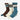 3 Ribbed Crew Socks with an Star Wars Jedi theme. The socks have the Jedi Crest logo embroidered. The socks are Blue, White and Brown