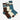 3 Ribbed Crew Socks with an Star Wars Jedi theme. The socks have the Jedi Crest logo embroidered. The socks are Blue, White and Brown