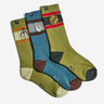 Mandalorian Ribbed Crew Sock Set - Heroes & Villains-Star Wars-Socks