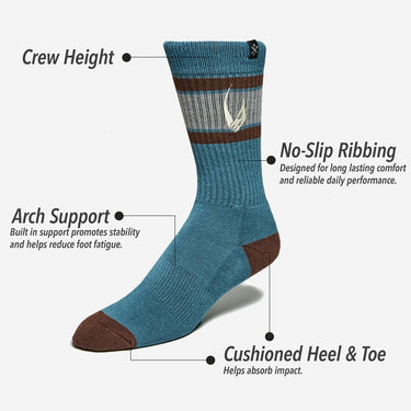 Mandalorian Ribbed Crew Sock Set - Heroes & Villains-Star Wars-Socks