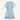 A blue button down star wars rebel dress with 60s inspired patterns