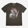 A Charcoal Grey T-Shirt featuring a photo of the "Warduke" from Dungeons and Dragons