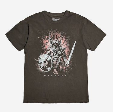 A Charcoal Grey T-Shirt featuring a photo of the "Warduke" from Dungeons and Dragons