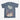 Slate Blue t-shirt with 'The Empire Strikes Back' design featuring characters and text, on a white background.