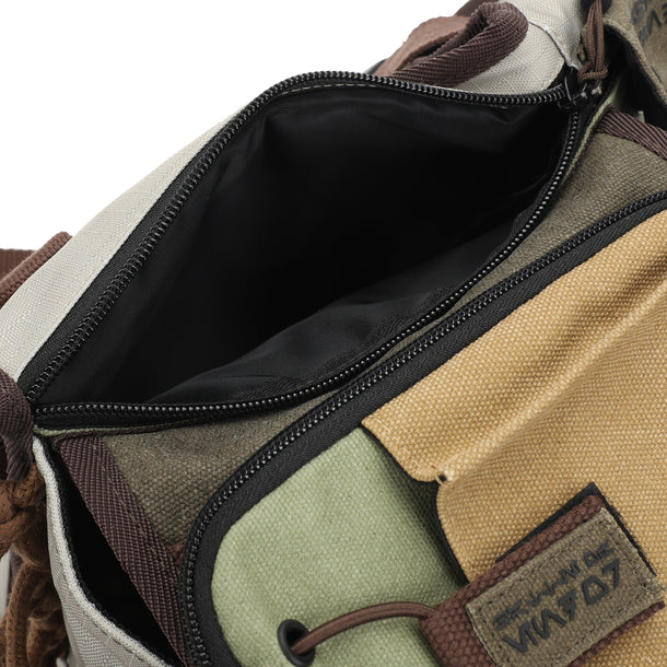 The Rebel - Men's Travel-Friendly Small Canvas Messenger Bag