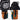 collage of a Multifunctional water bottle sling bag. The top left photo shows a close up of the insulated interior, the top right shows a close up of the bag cinched up with a water bottle lid sticking out, the bottom left shows a zipper pocket on the back and a mesh elasticated pocket on the side.. Finally the bottom right shows a close up of a pocket with a velcro strap that secures items down into the pocket
