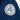 Blue jacket with a circular patch featuring the number 4 on a white background
