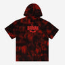 The Batman Short Sleeve Tie-dye Hoodie - Heroes & Villains-DC Comics-Short Sleeve Hoodie
