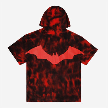The Batman Short Sleeve Tie-dye Hoodie - Heroes & Villains-DC Comics-Short Sleeve Hoodie