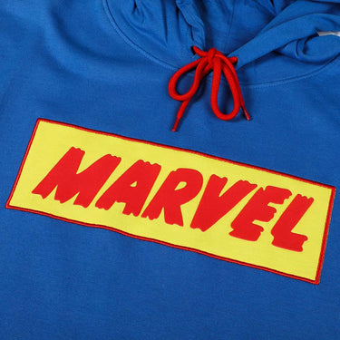 Retro Marvel Comics Group Short Sleeve Hoodie - Heroes & Villains-Marvel-Short Sleeve Hoodie