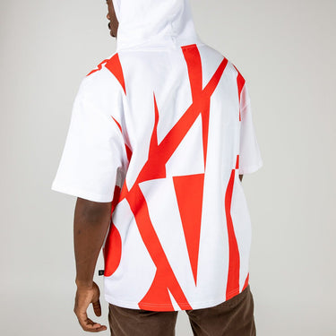 Marvel Logo Short Sleeve Hoodie - Heroes & Villains-Marvel-Short Sleeve Hoodie