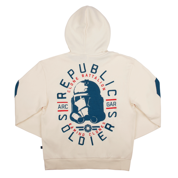 Trooper Wars - Pullover Clone Hoodie| Star Republic Wars & Heroes Apparel | Official White & Accessories Villains™ Star