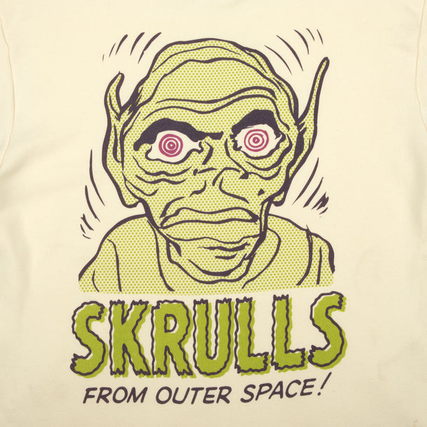 Skrulls From Outer Space Natural Hoodie