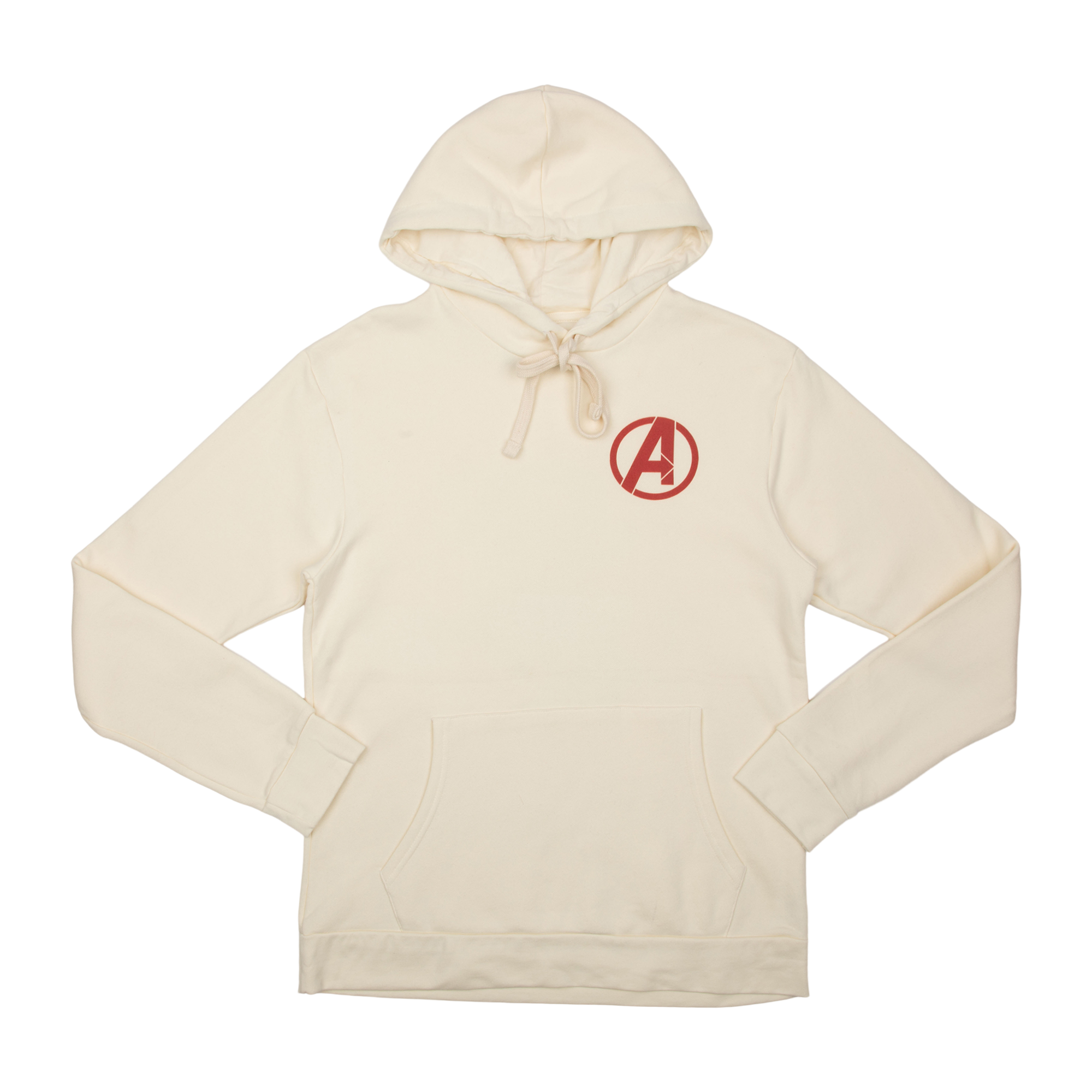 Marvel Avengers Assembling Since 1963 Natural Hoodie L