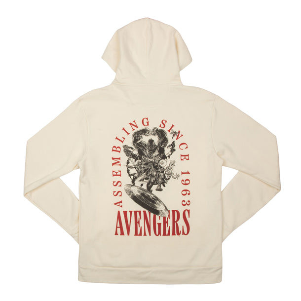 Marvel Avengers Assembling Since 1963 Natural Hoodie, Official Apparel &  Accessories