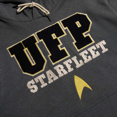 United Federation Of Planets Gray Hoodie - Heroes & Villains-Star Trek-Hoodie