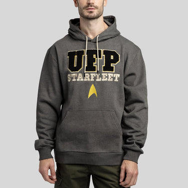 United Federation Of Planets Gray Hoodie - Heroes & Villains-Star Trek-Hoodie
