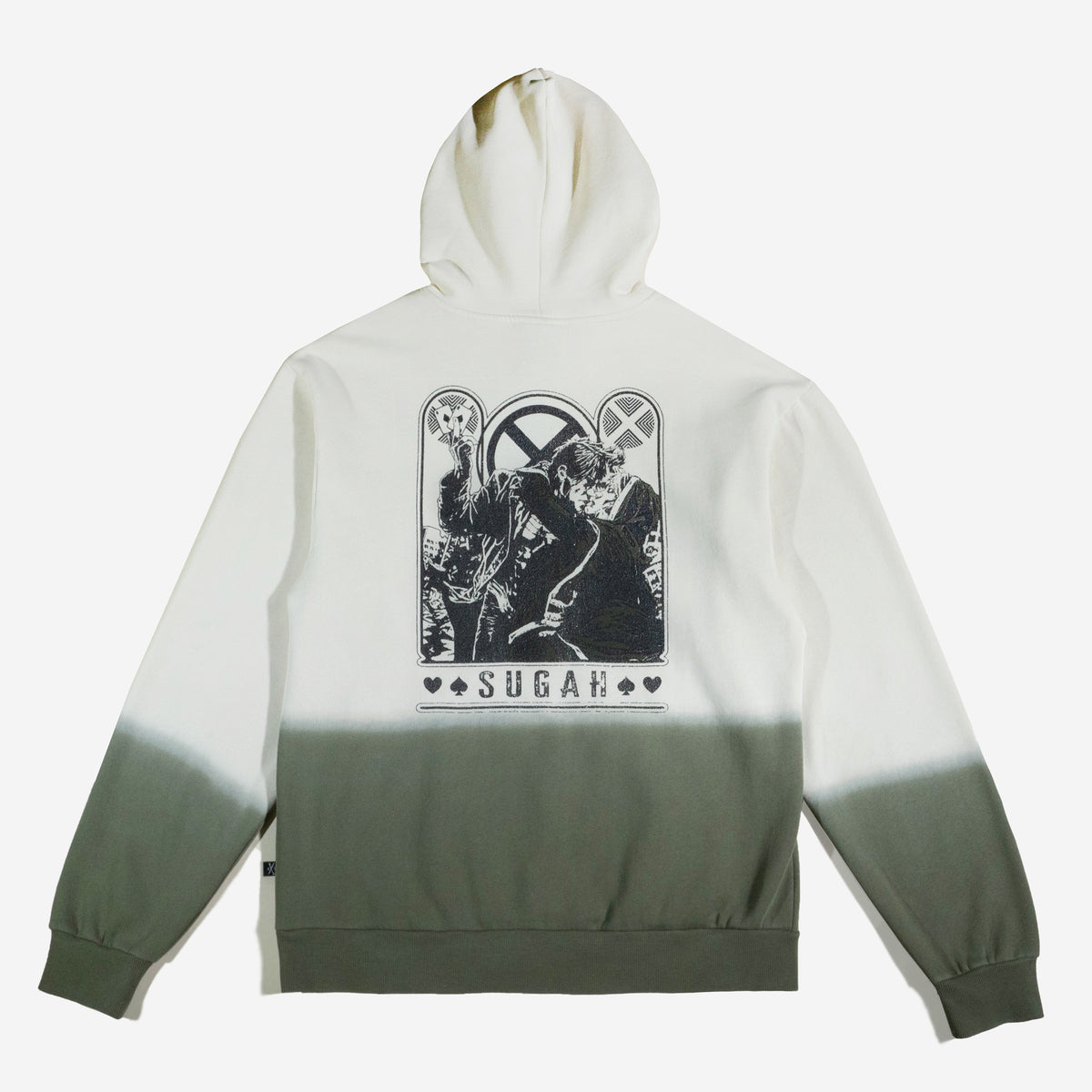 X-Men Rogue & Gambit Sugah Green Dip Dye Hoodie | Heroes & Villains™