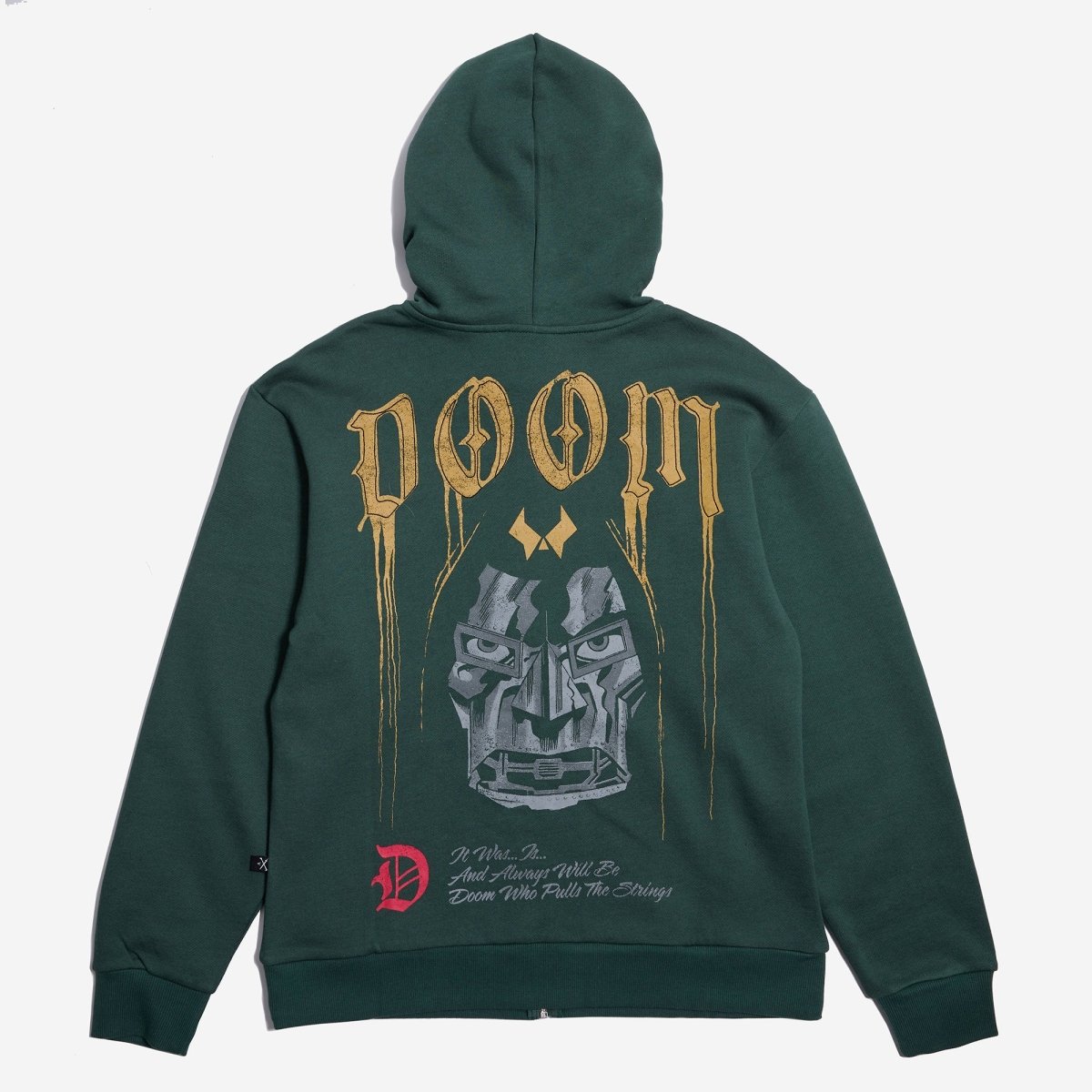 Doctor Doom Strings Zip-Up Hoodie - Small Doctor Doom Strings Zip-Up Hoodie - Small