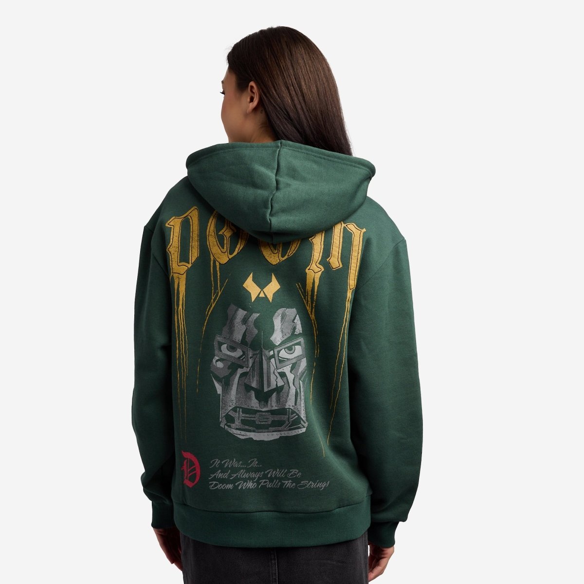Doctor Doom Strings Zip-Up Hoodie